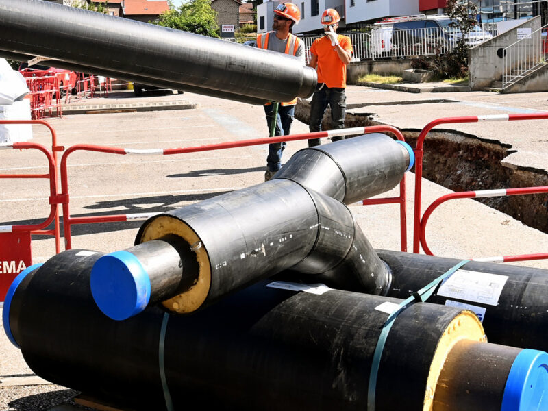 Travaux réseau de chaleur de Firminy