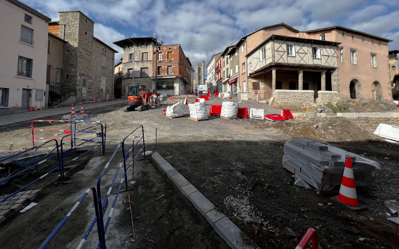 Place des Roches - Saint-Galmier