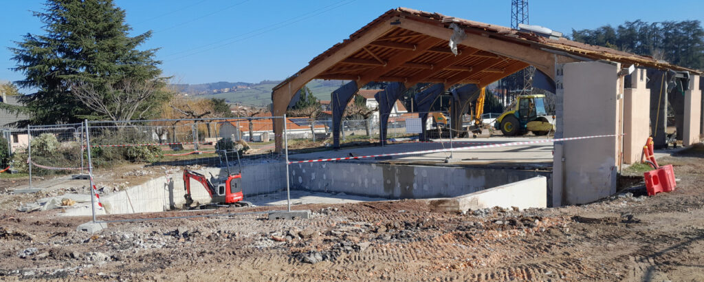 Travaux de la Maison du temps libre - Saint-Paul-en-Jarez