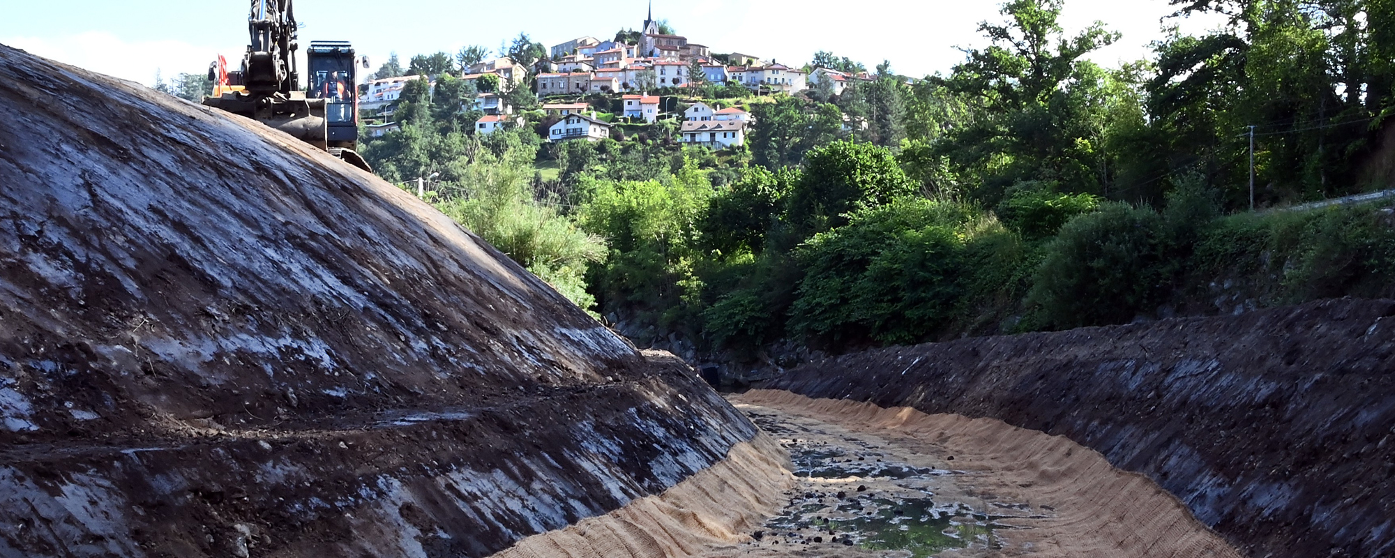 Travaux à la Tour en Jarez