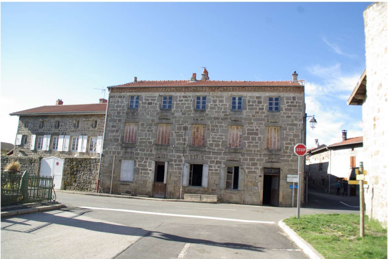 Saint-Nizier de Fornas : façade nord avant travaux