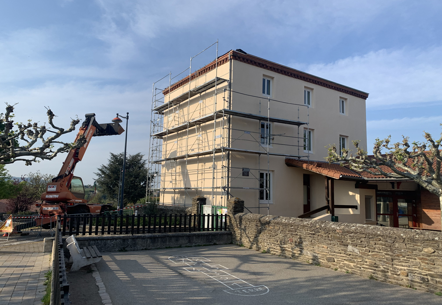 Tartaras Travaux école Vial