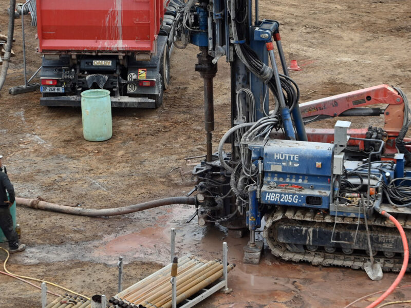 Travaux de géothermie