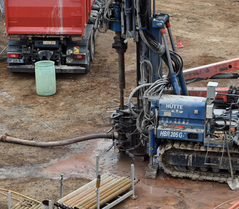 Travaux de géothermie
