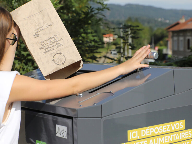 tri de déchets alimentaires