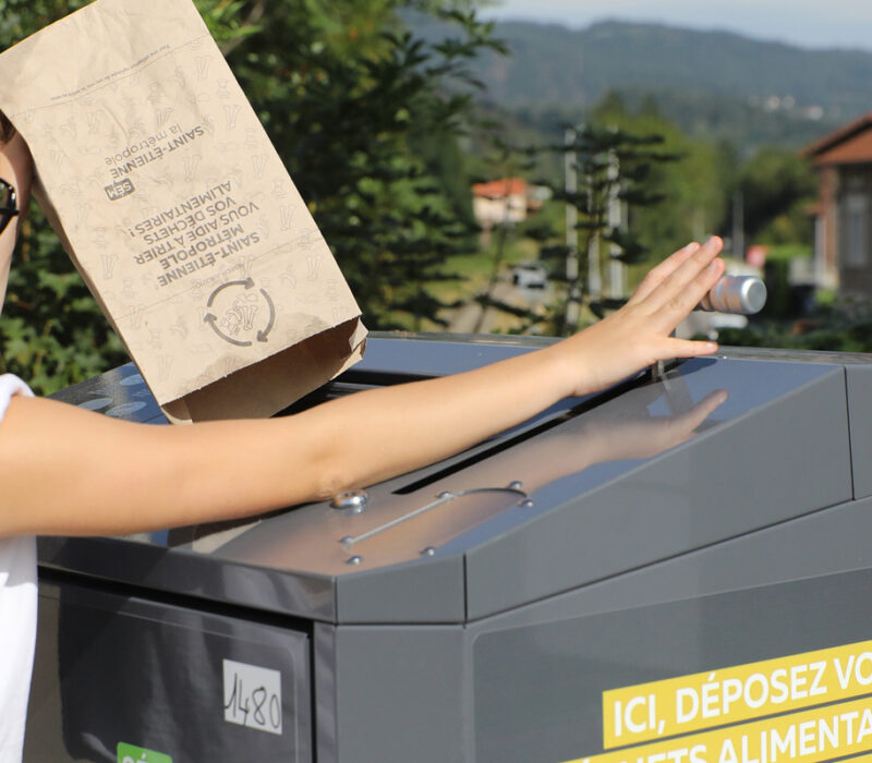 tri de déchets alimentaires