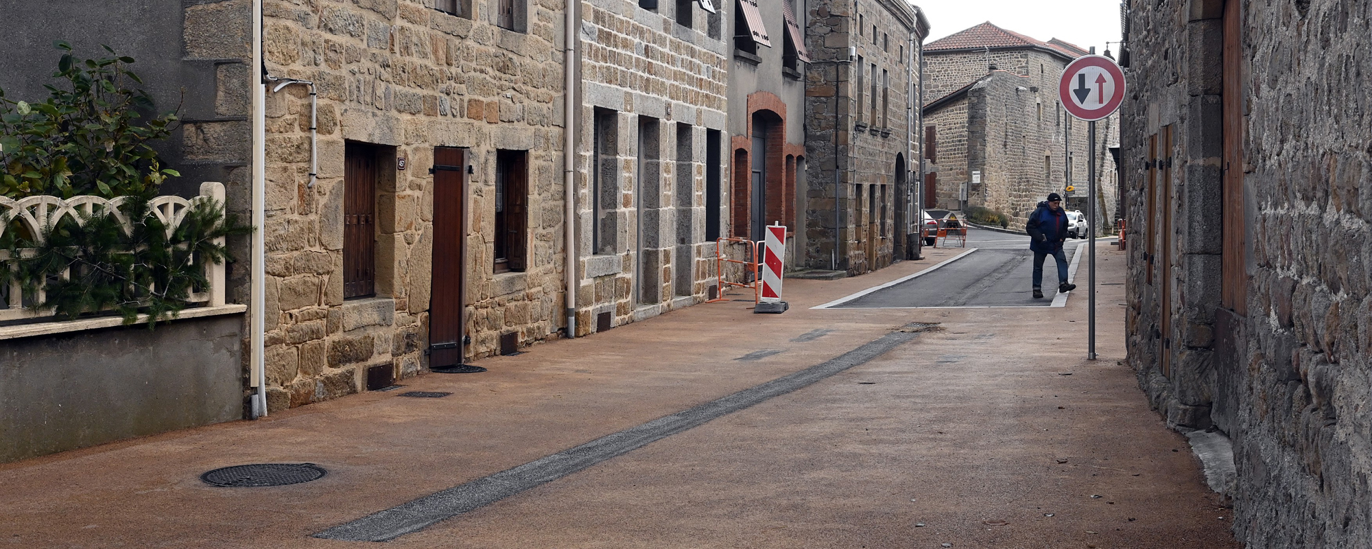 Fin de chantier de voirie à Rozier-Côtes d'Aurec