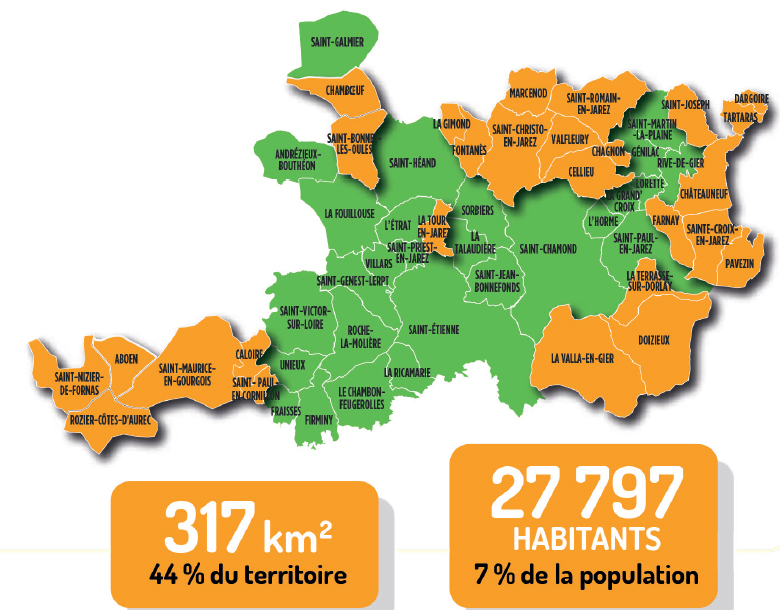 Carte des communes rurales