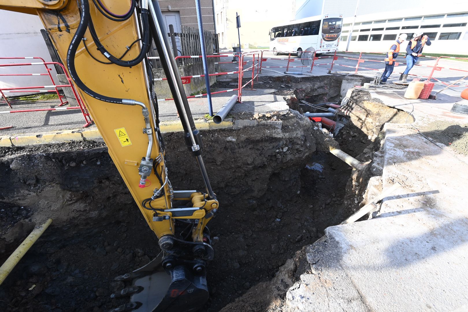 Travaux Place Neyrand - Saint-Chamond