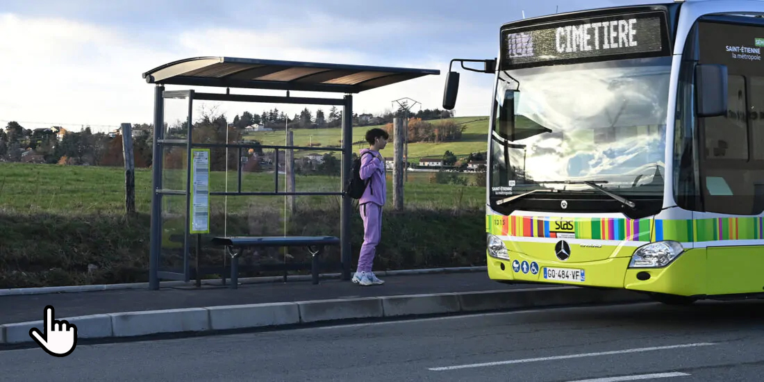Quai de bus accessible