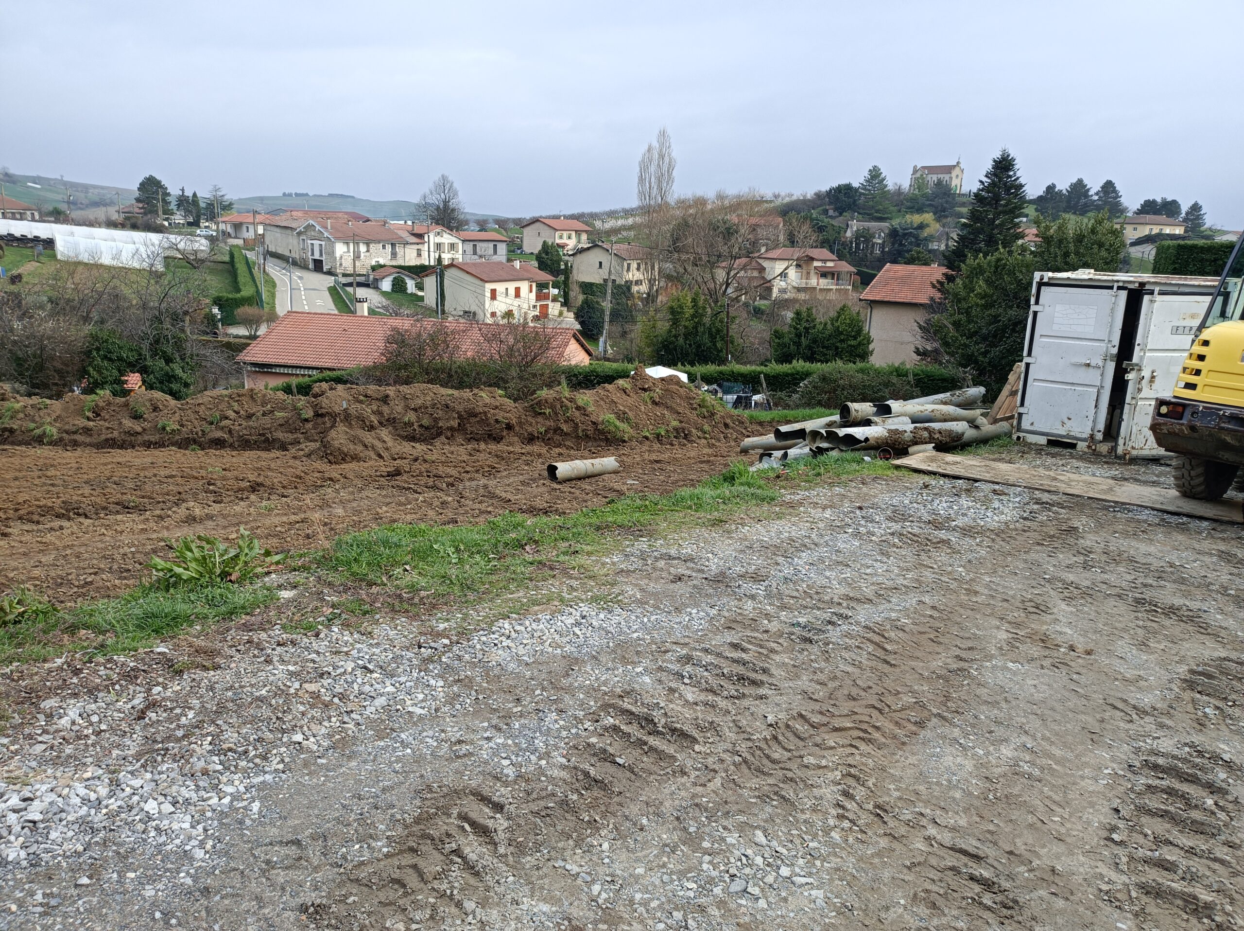 Travaux salle Poncet - Saint-Romain-en-Jarez