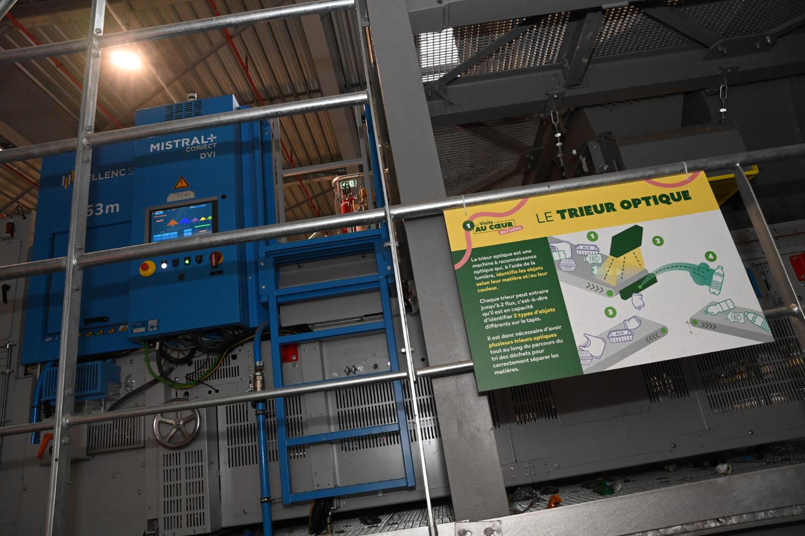 Nouveau centre de tri des déchets