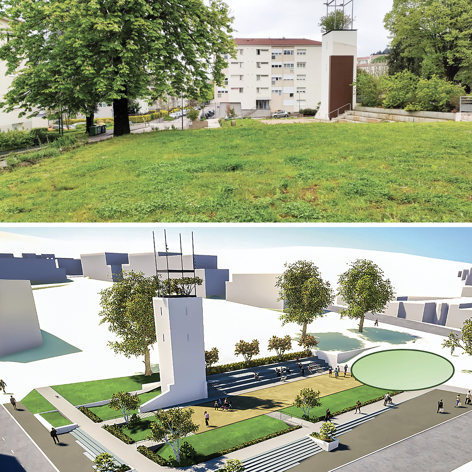 Jardin partagé Chambon-Feugerolles