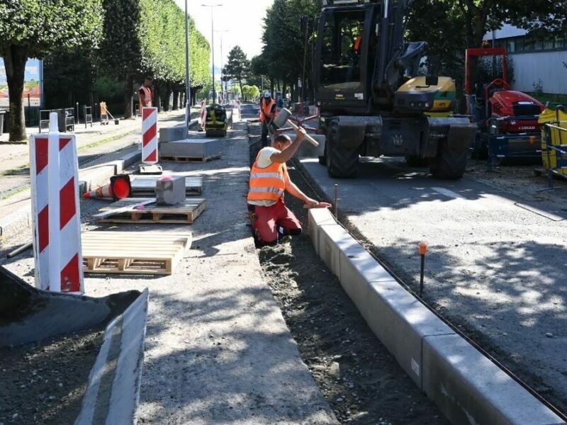 Une piste cyclable de 600 mètres va voir le jour rue Ambroise-Paré, dans le quartier de Solaure.