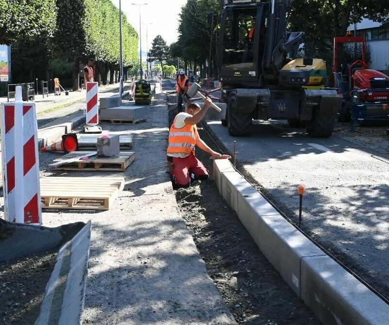 Une piste cyclable de 600 mètres va voir le jour rue Ambroise-Paré, dans le quartier de Solaure.