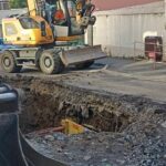 Chantier réseaux d'eau Saint-Chamond