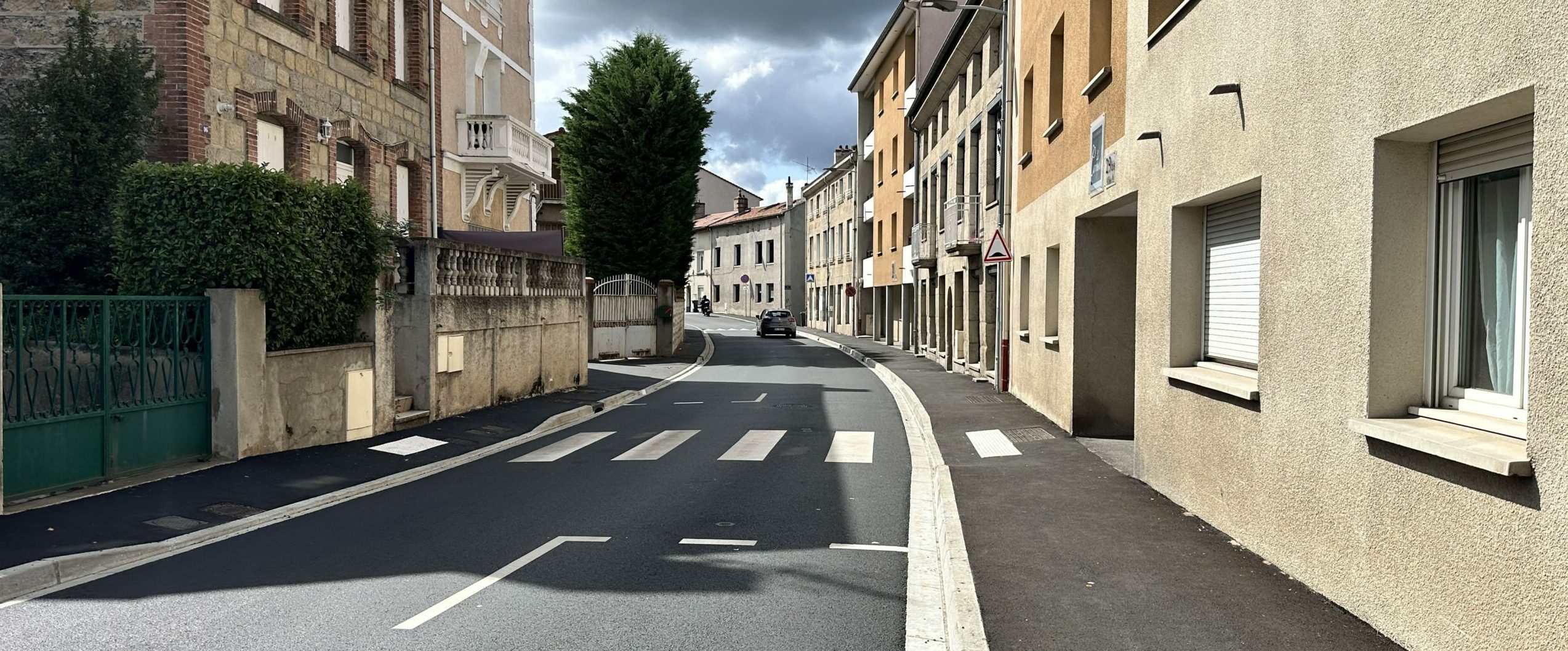 La nouvelle rue du Breuil.