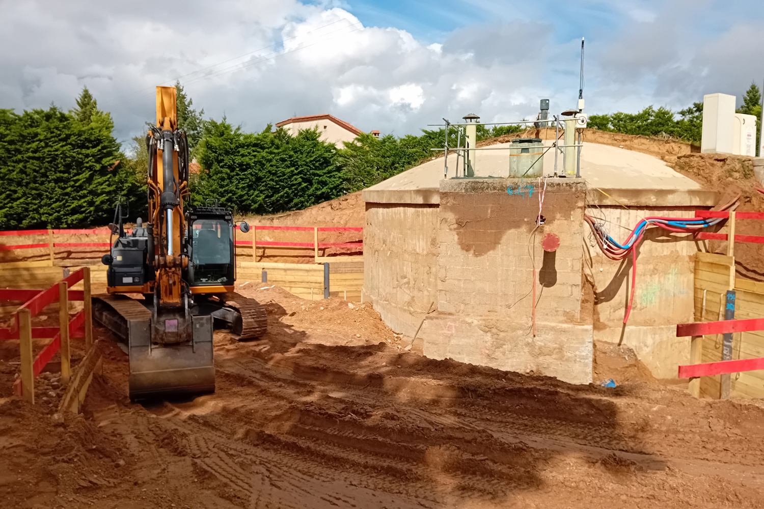 Travaux St Galmier - Petit pont de Badoit