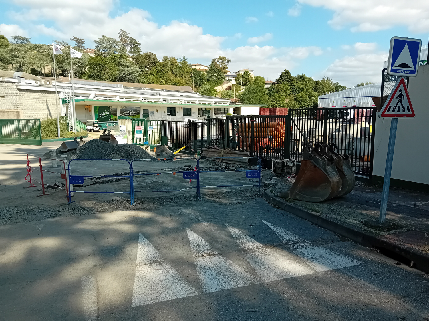 Travaux St Galmier - Petit pont de Badoit