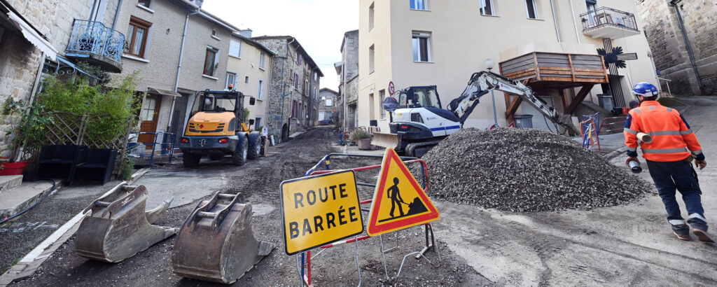 Travaux d'assainissement - Genilac