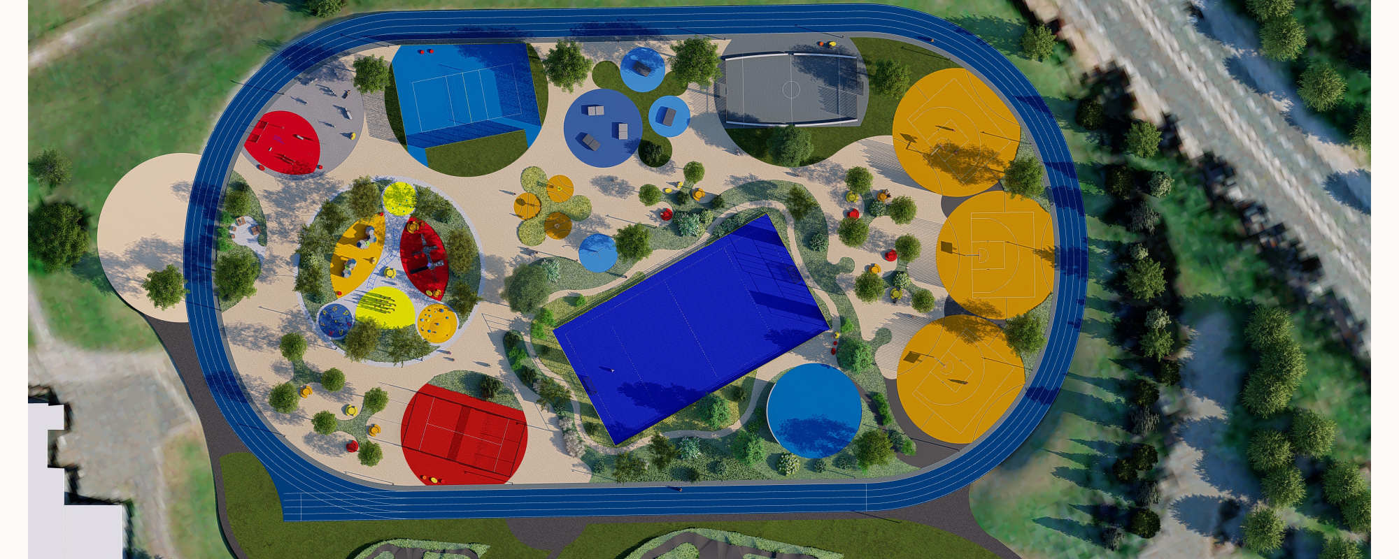 Futurs terrains de sports - Le Chambon-Feugerolles
