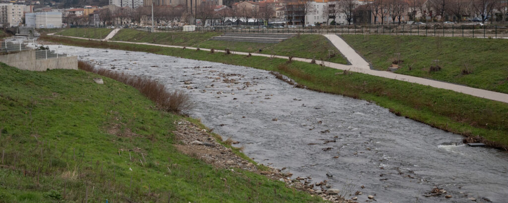 Aménagement des berges du Gier