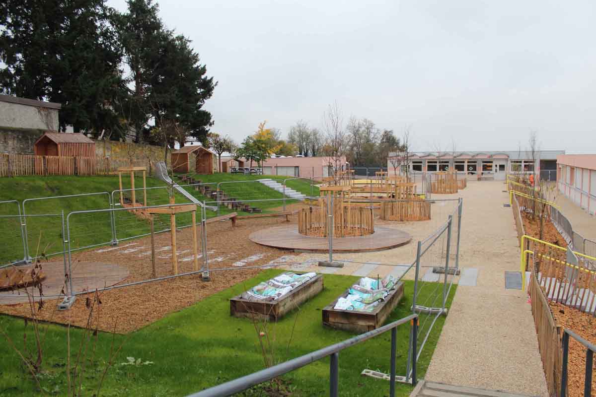 Rénovation cours d'école élémentaire Jean Ravon - Villars