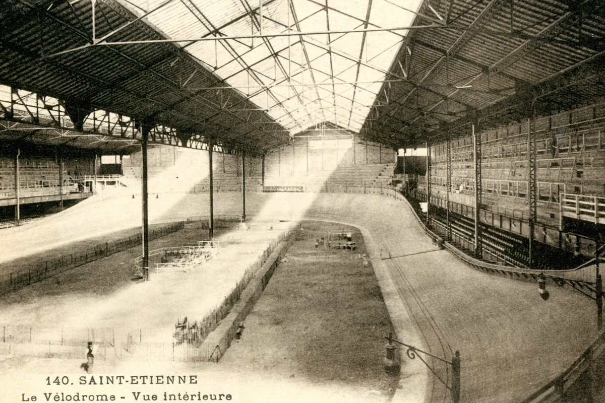 Construction du Vélodrome de Saint-Étienne
