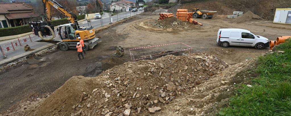 Aménagement de la rue de la Plagne -Saint-Paul-en-Jarez