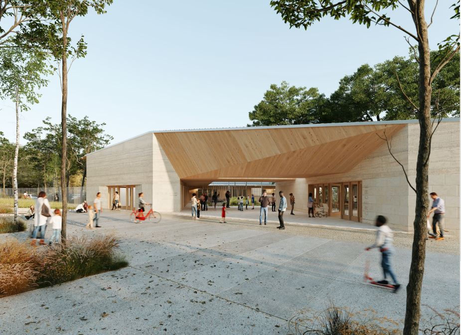 Futur pôle enfance jeunesse de Montreynaud à Saint-Étienne