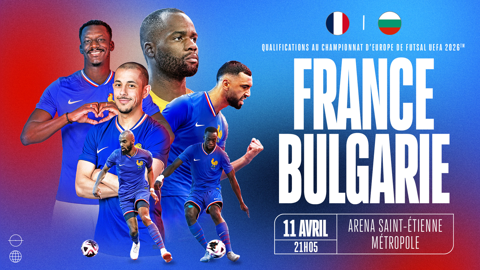 Futsal - France Bulgarie à l'Arena SEM