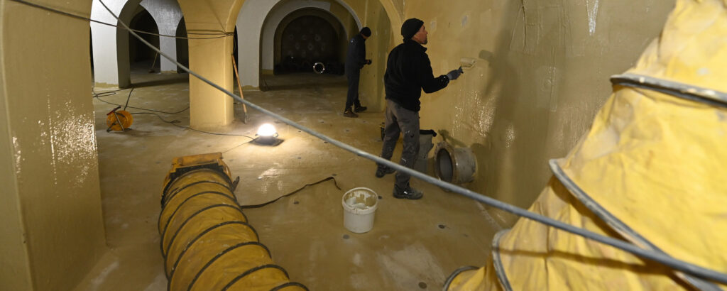 Travaux des réservoirs d'eau potable