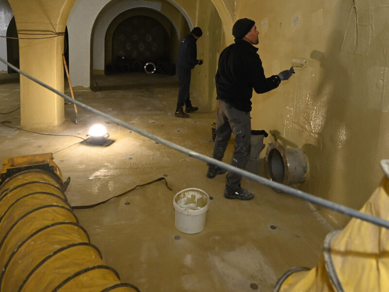Travaux des réservoirs d'eau potable