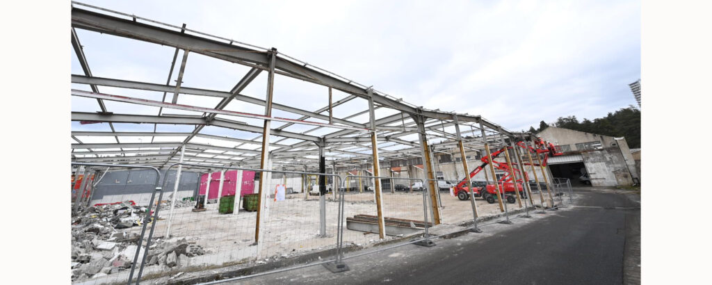 Démolition de l'ancienne Foir'fouille