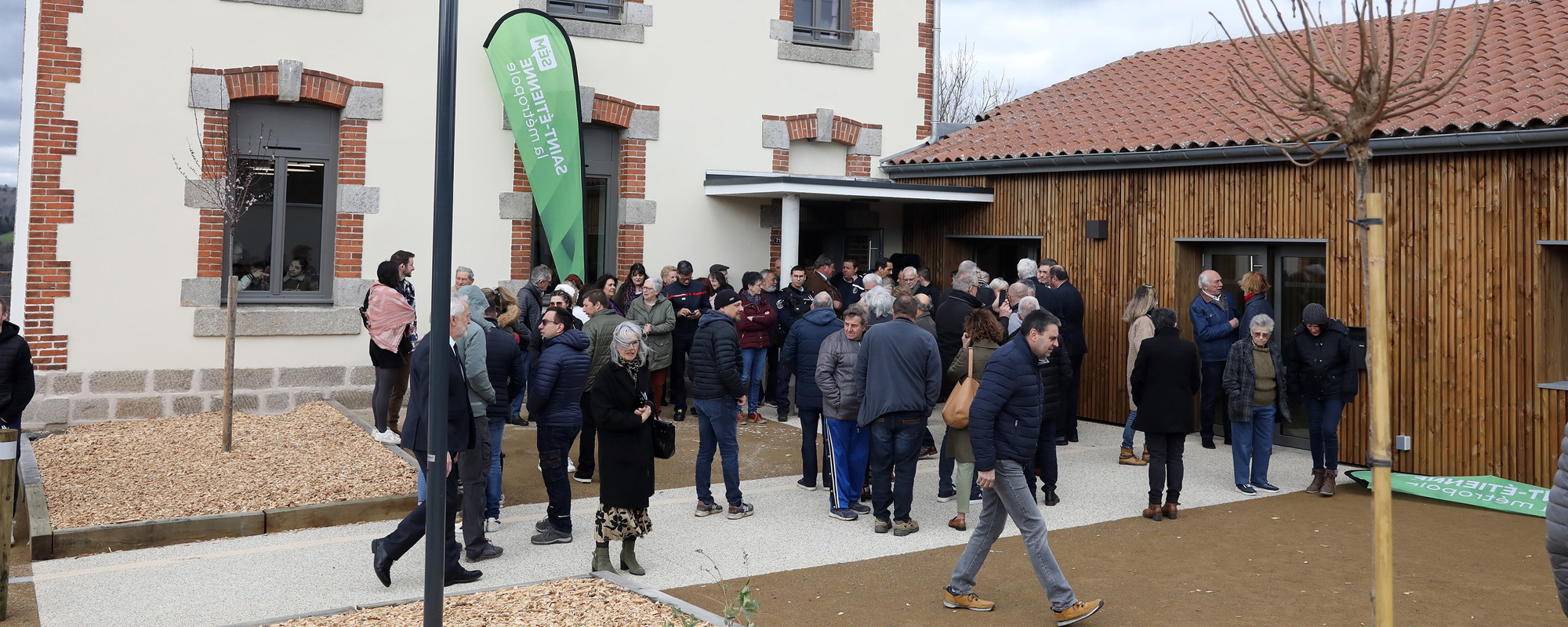 inauguration de la salle des fêtes de Rozier Cotes d'Aurec