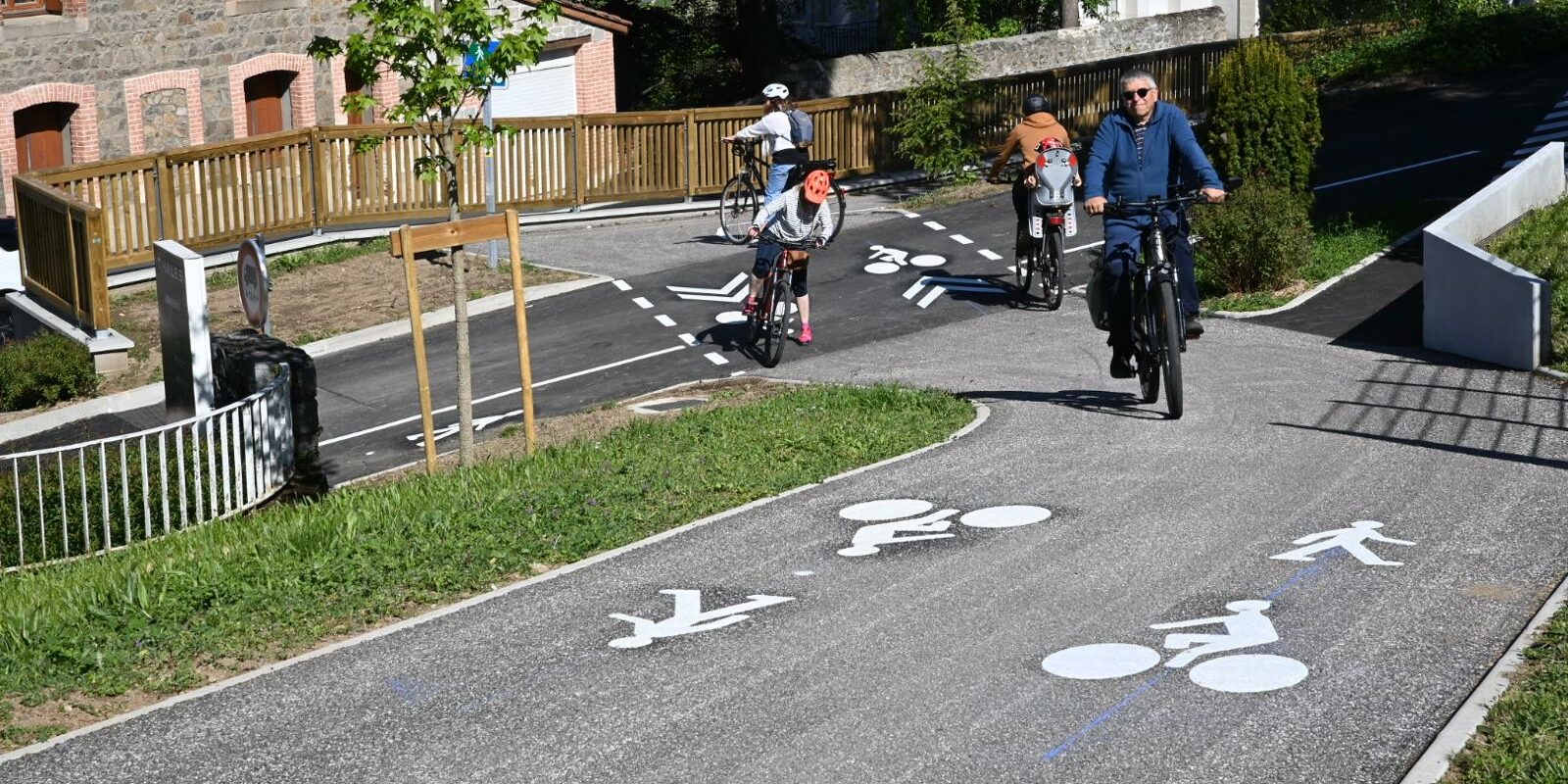 Piste cyclable - Saint-Héand