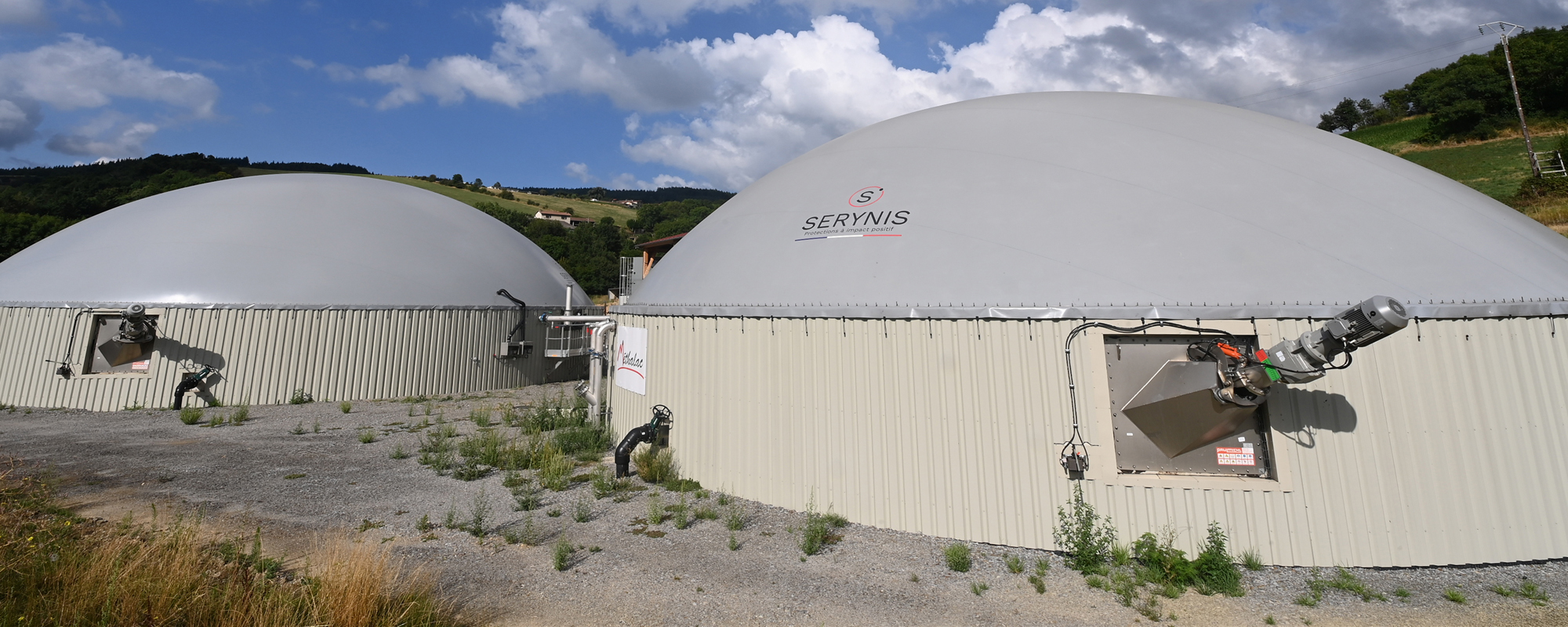 Méthaniseur pour le traitement des déchets alimentaires