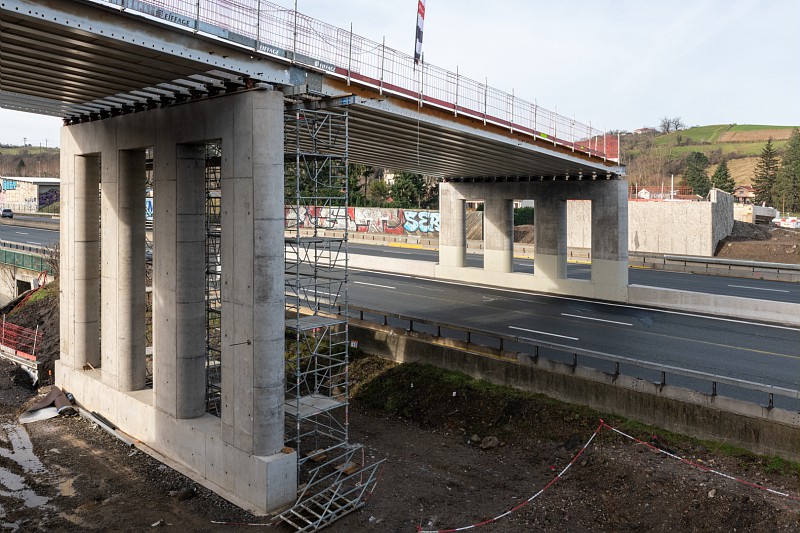 Chantier de l'échangeur de la Varizelle © Nicolas Richard / DREAL Auvergne - Rhône-Alpes