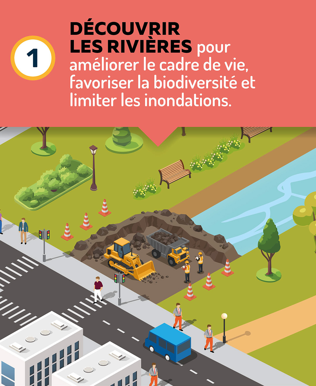 Découvrir nos rivières pour améliorer le cadre de vie, favoriser la biodiversité et limiter les inondations