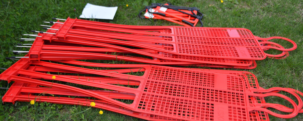 Piquets pour l'entrainement sportif