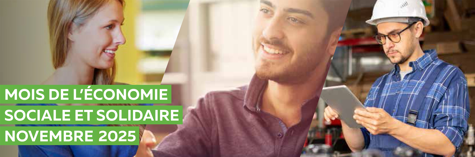 Mois de l'Economie Sociale et Solidaire - 3 portraits d'entrepreneurs