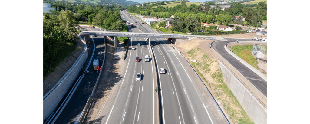 Chantier de l'échangeur de la Varizelle © Nicolas Richard / DREAL Auvergne - Rhône-Alpes