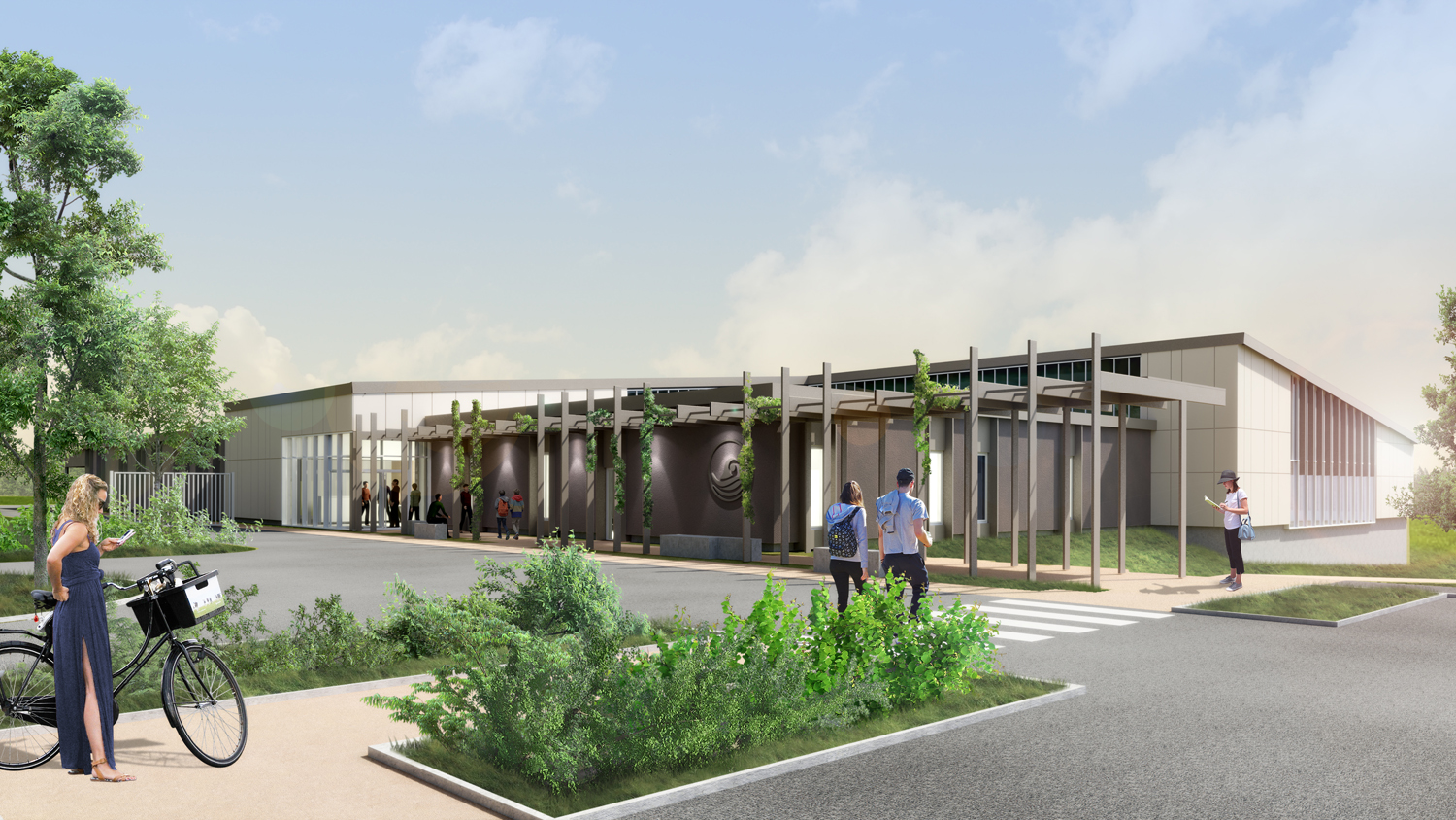 Futur centre aquatique à Sorbiers