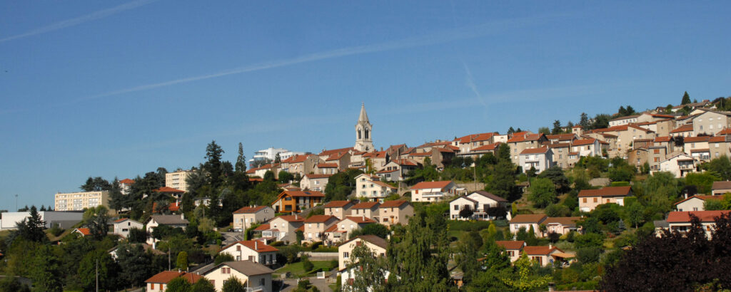 Vue d'ensemble de Saint-Héand