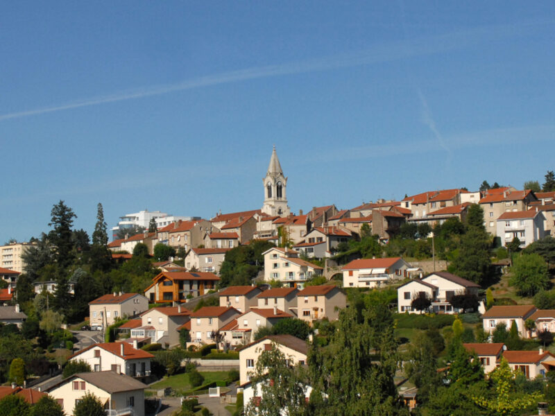 Vue d'ensemble de Saint-Héand