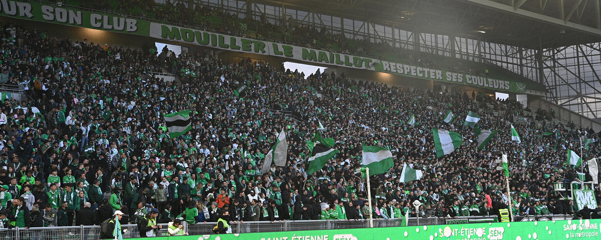Match ASSE au stade Geoffroy-Guichard