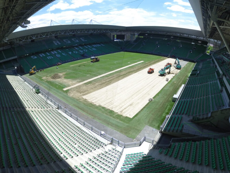 vue générale du stade