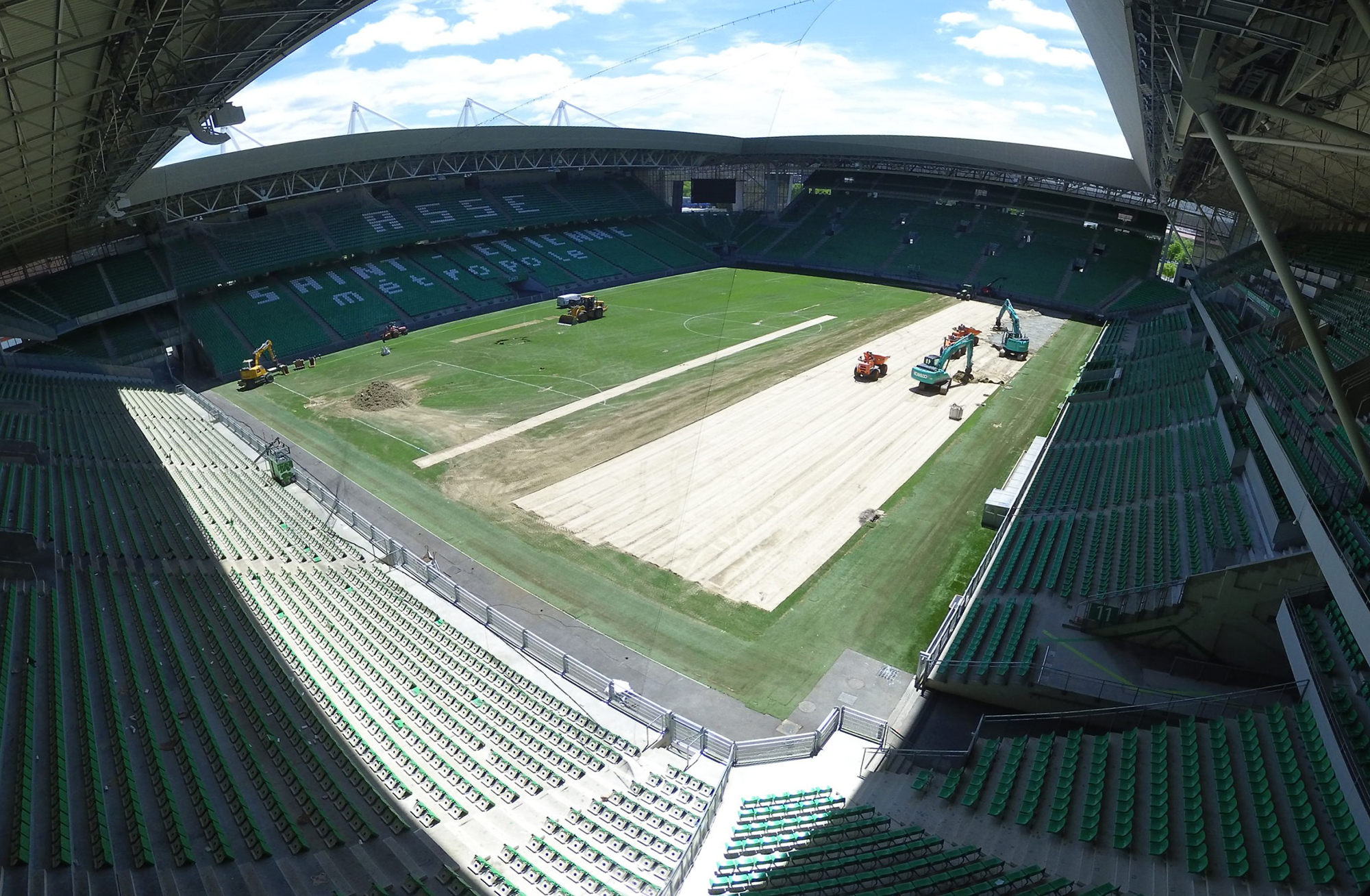 vue générale du stade