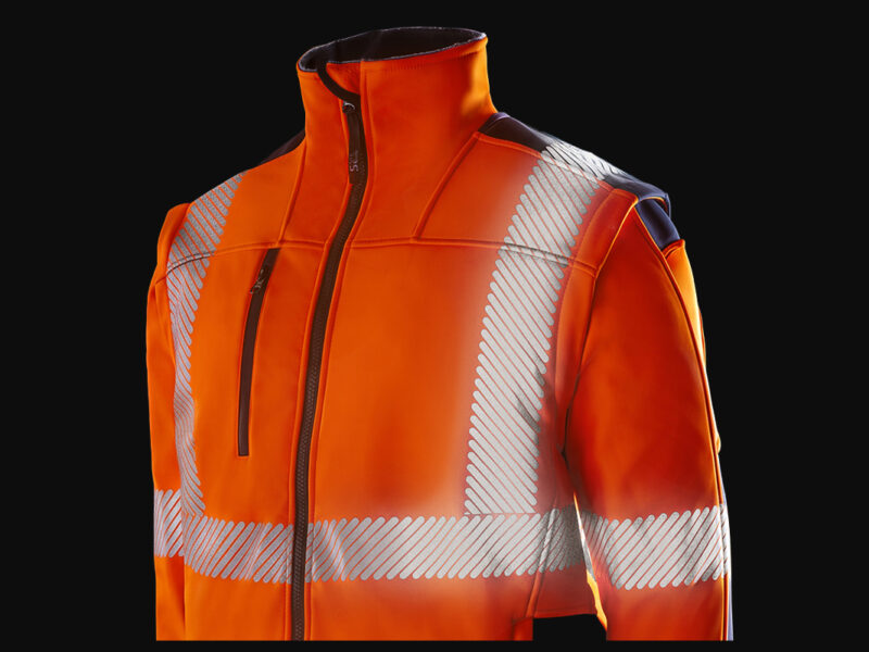 vêtement de travail orange fluo