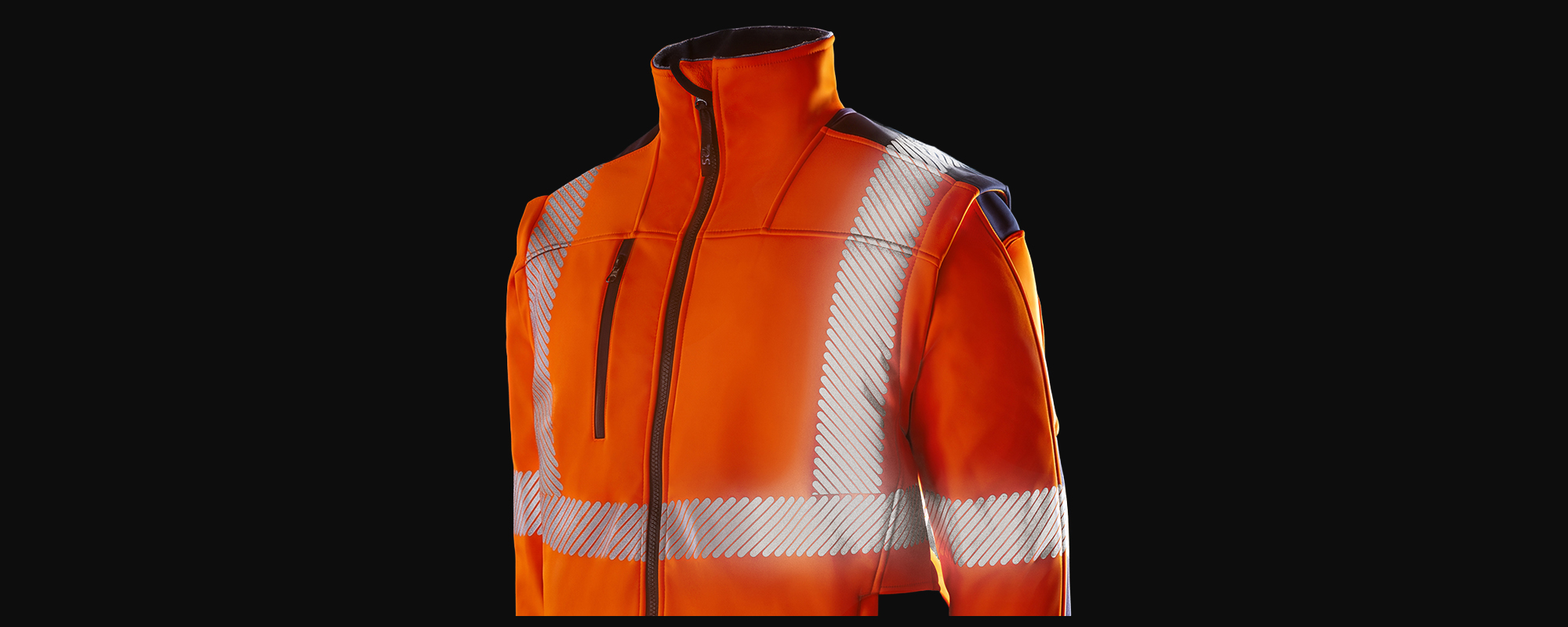 vêtement de travail orange fluo